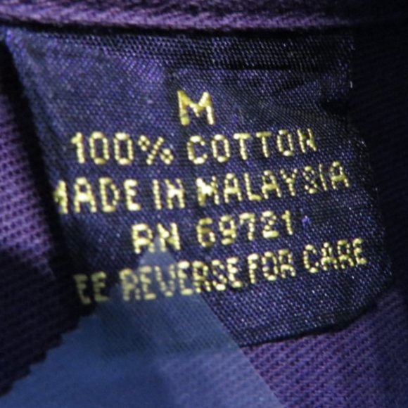 PURPLE Dress Shirt - Short Sleeve - Specialty Collection - Medium - Picture 9 of 9
